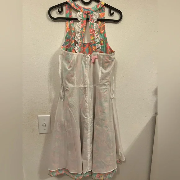 Lilly Pulitzer 💐NWOT Zo Dress Sand Bar Blue Make a 
Splash - Picture 11 of 15